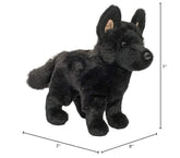 Douglas Harko Black German Shepherd Dog Plush Stuffed Animal